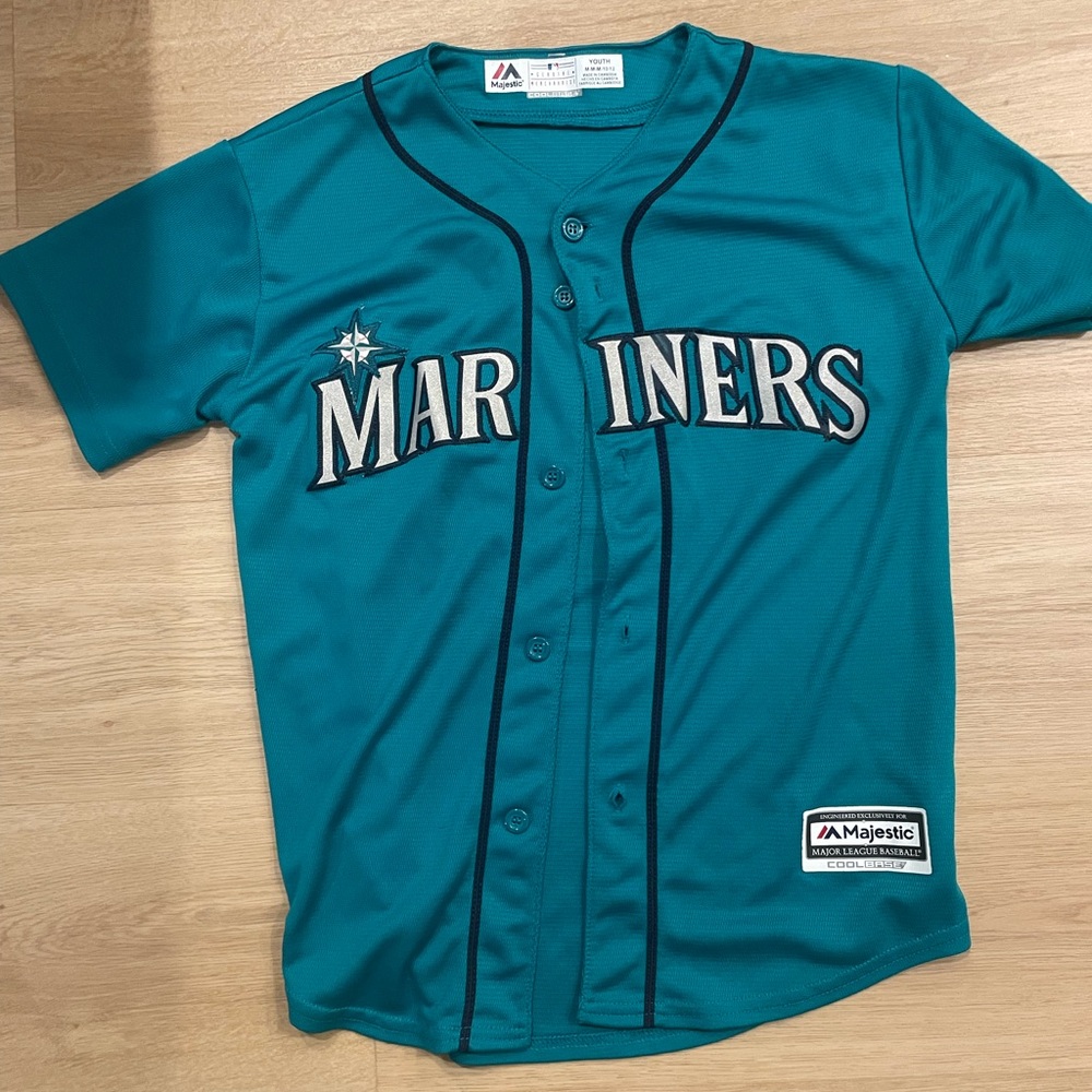 Seattle Mariners Youth medium Cano Jersey Majestic 22